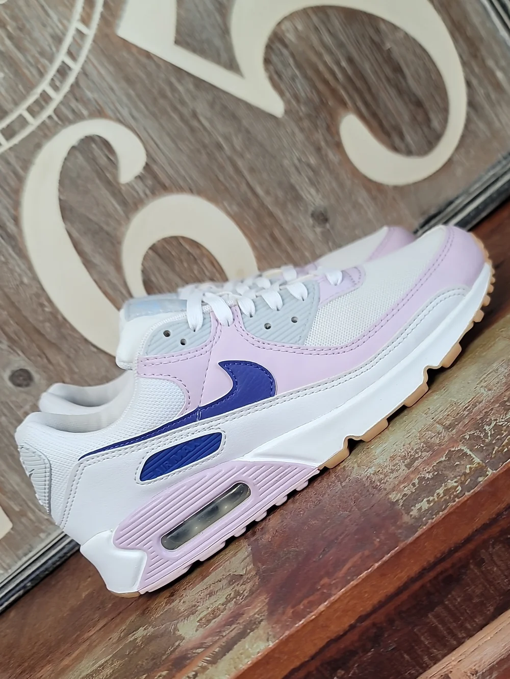 🔥🔥 Nike Wmns Air Max 90 'White Doll' Wmns 8 Great Condition Fast Shipping